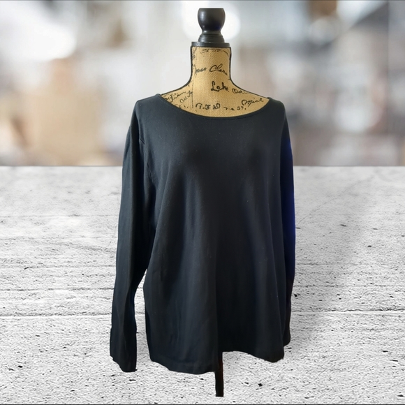 Lane Bryant black long sleeve t shirt size 22 24 - Picture 5 of 9